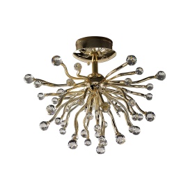 Tizio Crystal Ceiling Lights Diyas Flush Crystal Fittings Tizio Crystal Ceiling Lights Diyas Flush Crystal Fittings
